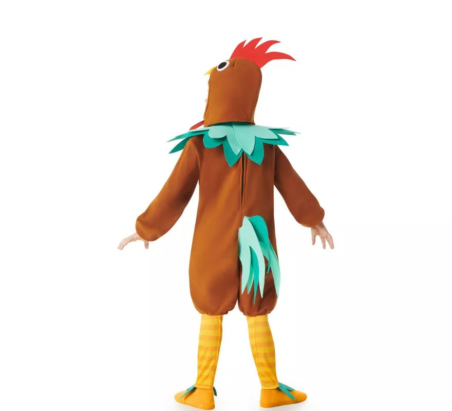 Translation missing: es.Disfraz de Gallo marrón para niño