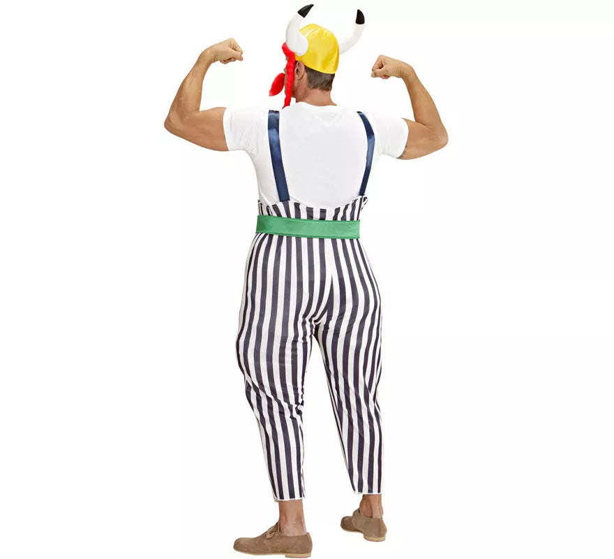 Translation missing: es.Disfraz de Galo Rollizo con Casco para hombre