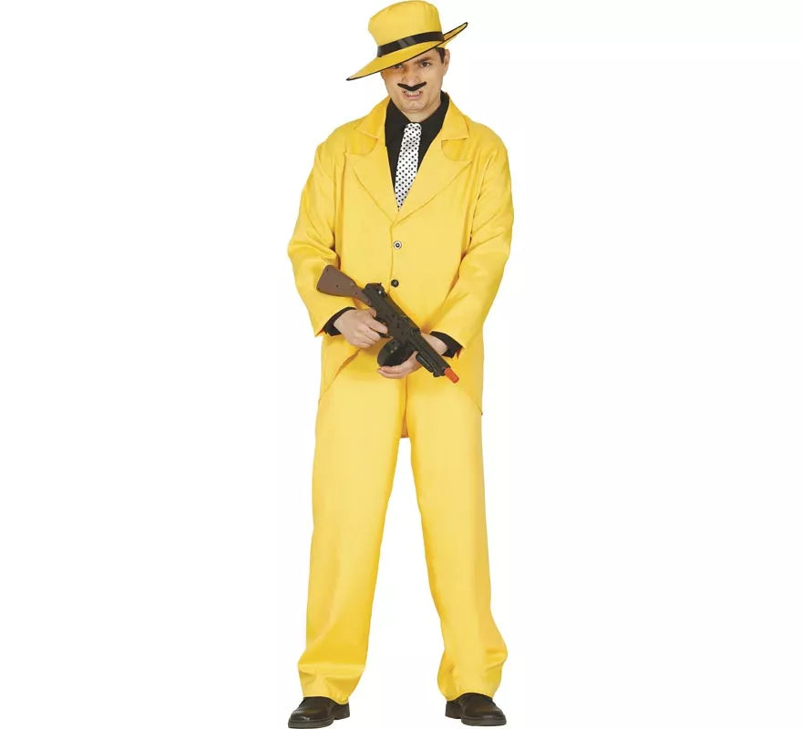 Translation missing: es.Disfraz de Gánster amarillo para hombre