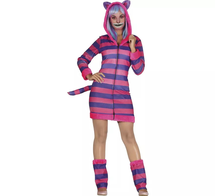 Translation missing: es.Disfraz de Gato Cheshire para mujer