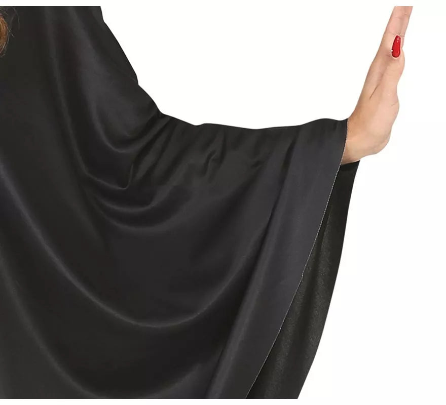 Disfraz de Gato en Poncho Negro para mujer