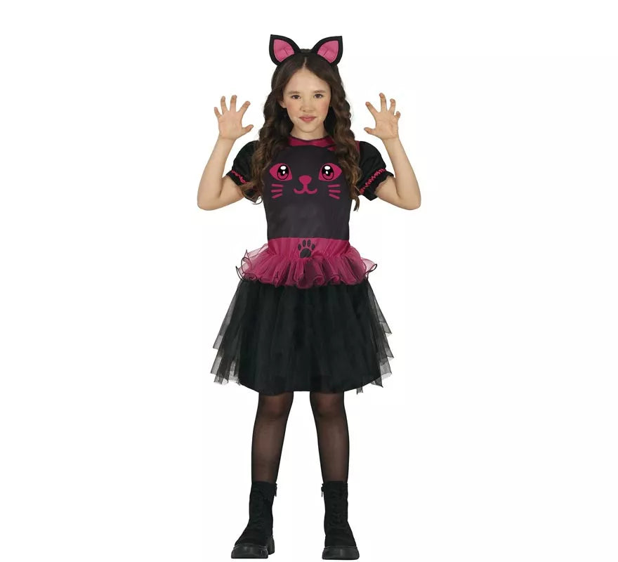 Translation missing: es.Disfraz de Gato Negro Kitty para niña