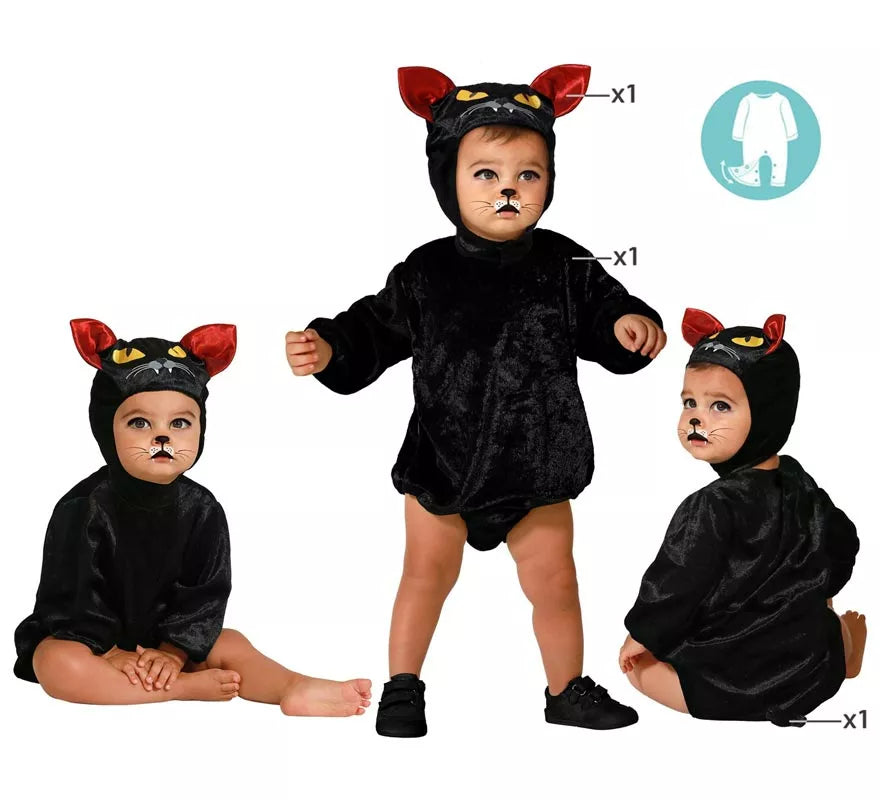 Translation missing: es.Disfraz de Gato Negro para niños y bebé