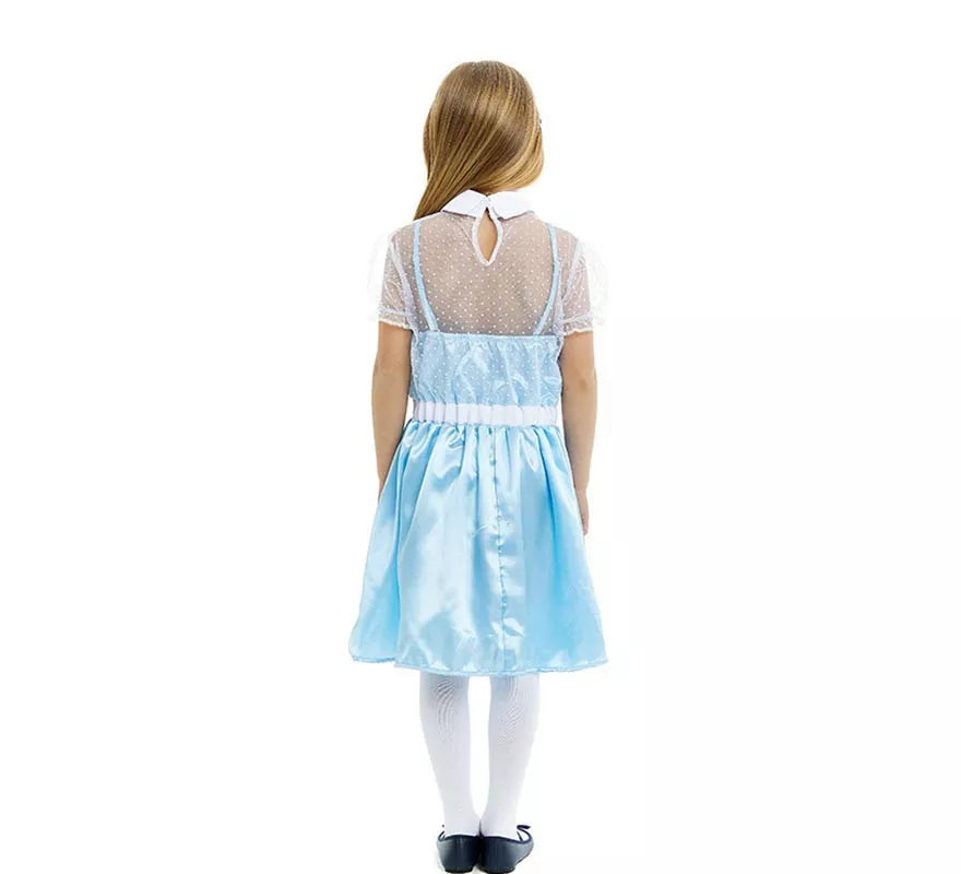 Disfraz de Gemela Fantasma tenebrosa para niña