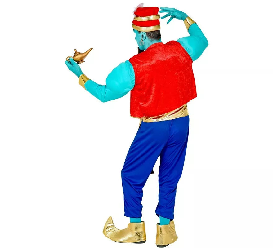 Translation missing: es.Disfraz de Genio Mágico azul para hombre