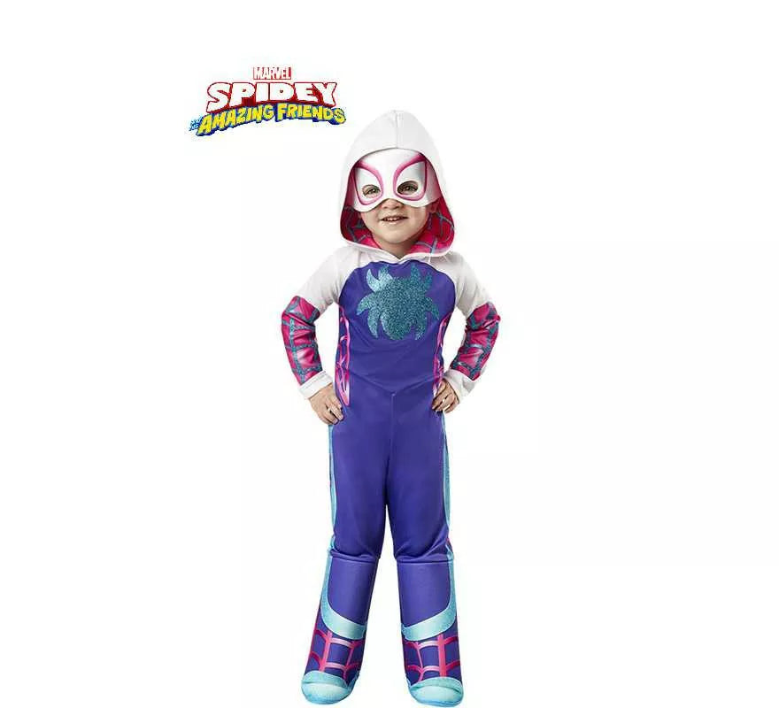Translation missing: es.Disfraz de Ghost Spider de Spidey y sus increíbles amigos para niña