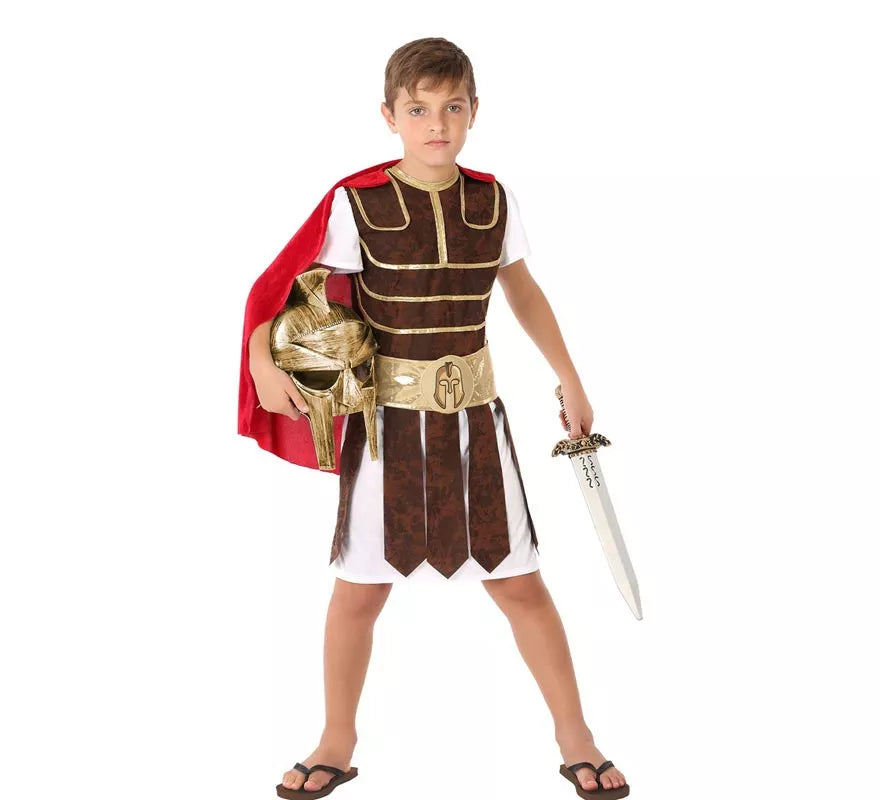 Translation missing: es.Disfraz de Gladiador con capa para niño