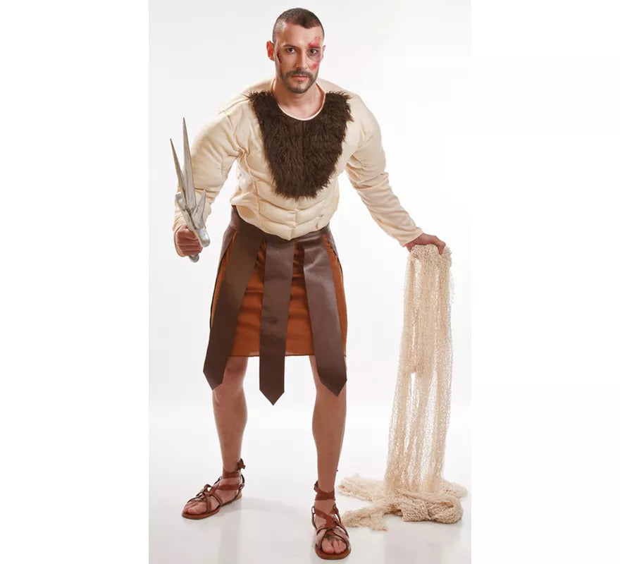 Translation missing: es.Disfraz de Gladiador Romano Forzudo para hombre