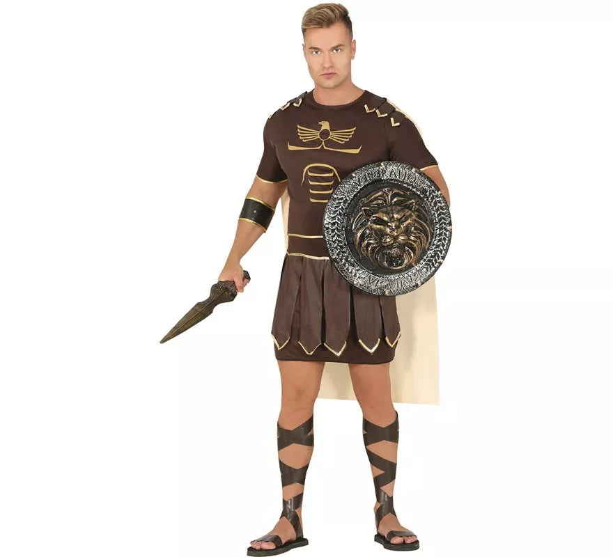 Translation missing: es.Disfraz de Gladius marrón para hombre