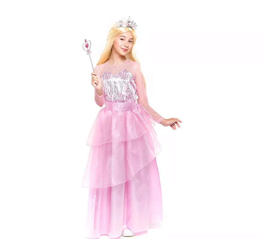 Translation missing: es.Disfraz de Glinda Bruja Buena del Norte de niña