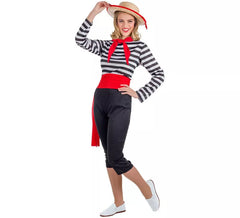 Disfraz de Gondolera con Sombrero para mujer