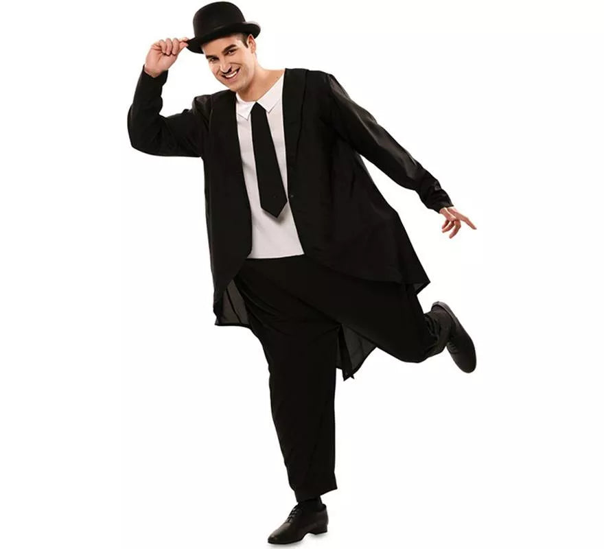 Translation missing: es.Disfraz de Gordo con traje para hombre