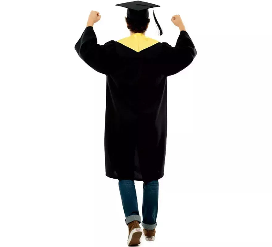 Translation missing: es.Disfraz de Graduado dorado para adultos