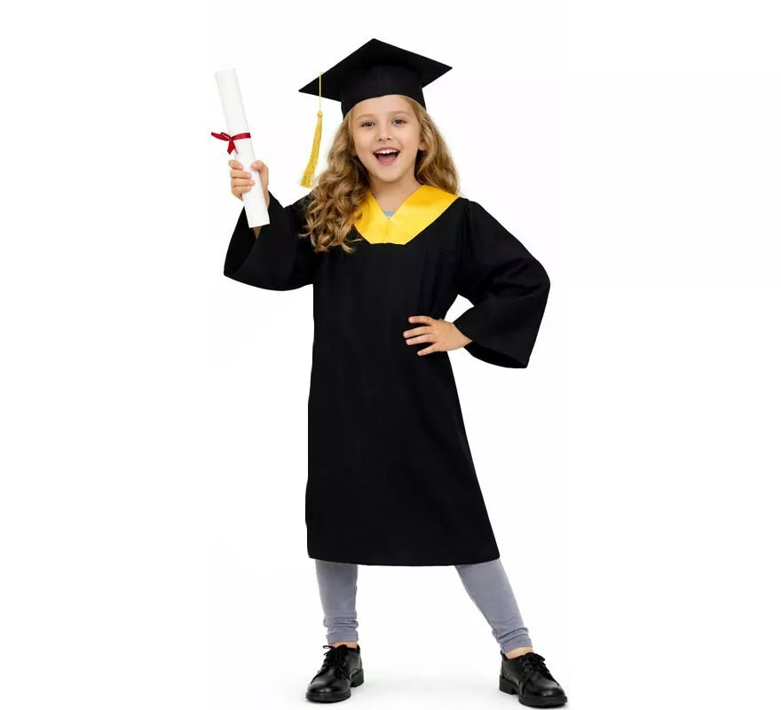 Translation missing: es.Disfraz de Graduado dorado para niños