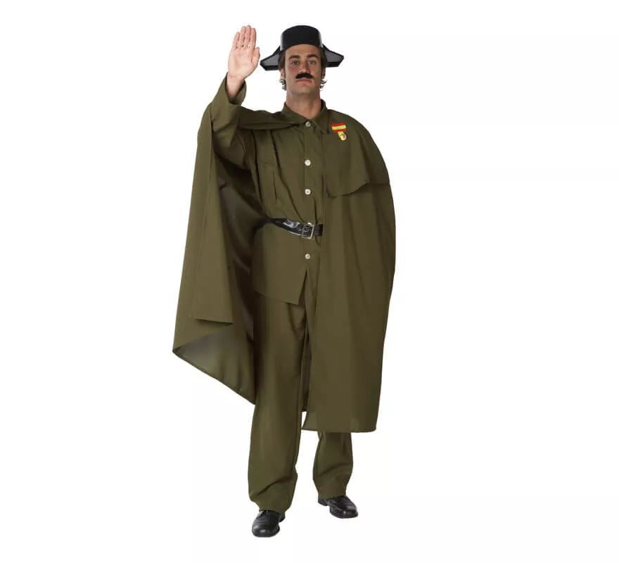 Translation missing: es.Disfraz de Guardia Civil con Capa para hombre