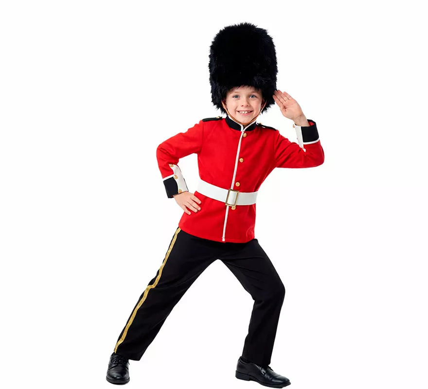Disfraz de Guardia Real Inglés para niño