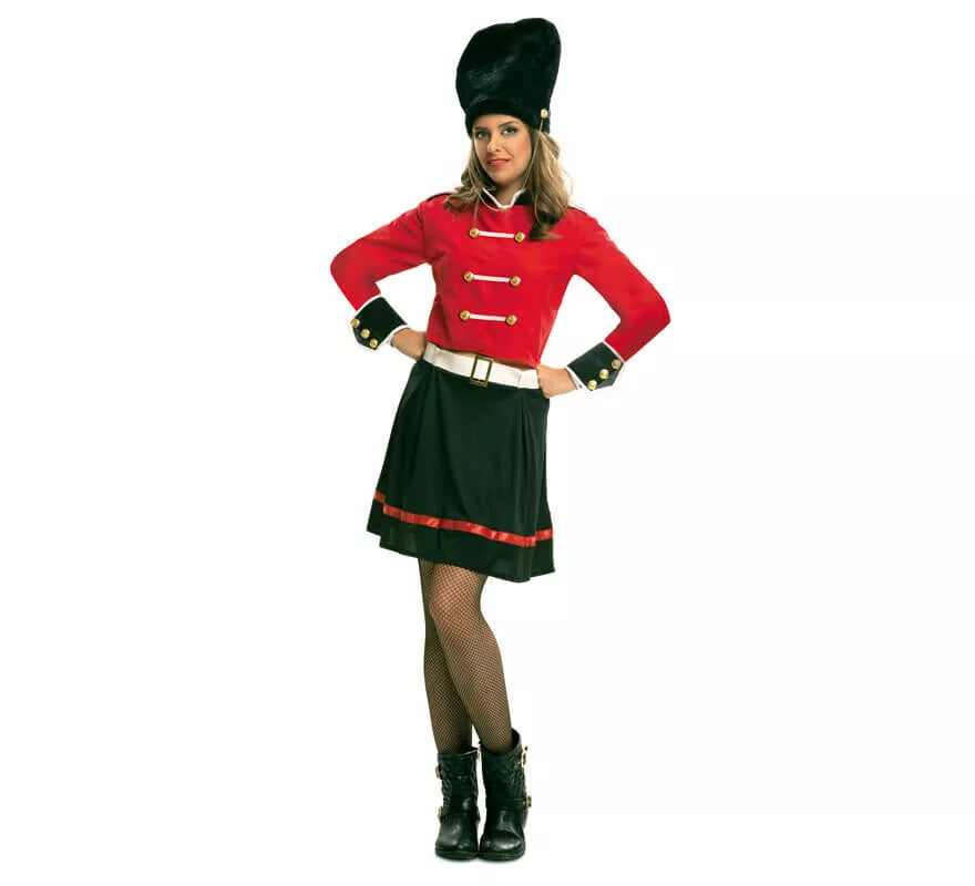 Translation missing: es.Disfraz de Guardia Real Inglesa para Mujer