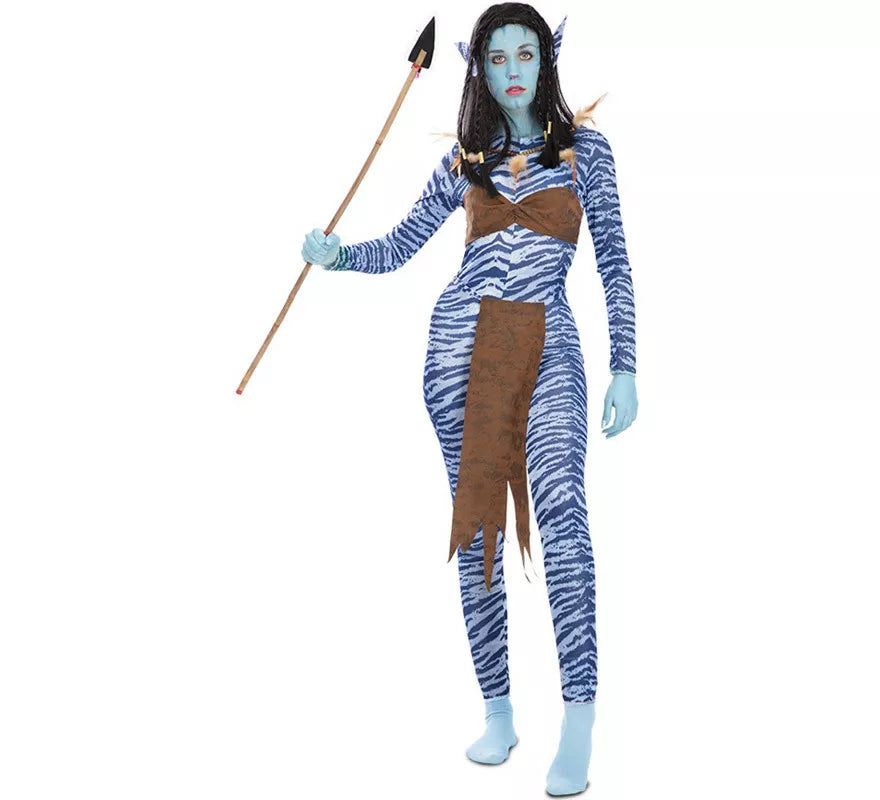 Translation missing: es.Disfraz de Guerrera Azul para mujer