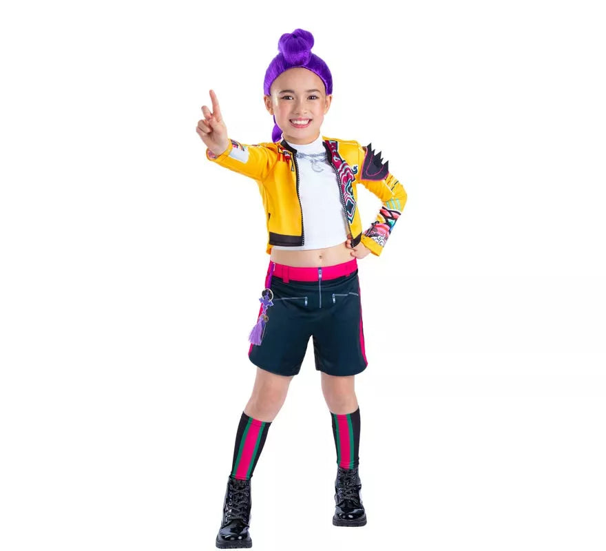 Translation missing: es.Disfraz de Guerrera K-Pop Rumi Classic para niña