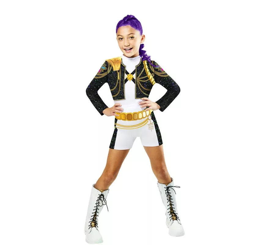 Translation missing: es.Disfraz de Guerrera K-Pop Rumi Golden Classic para niña