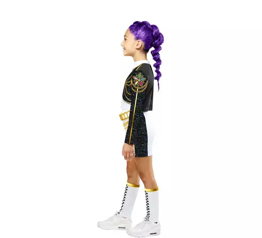 Translation missing: es.Disfraz de Guerrera K-Pop Rumi Golden para niña