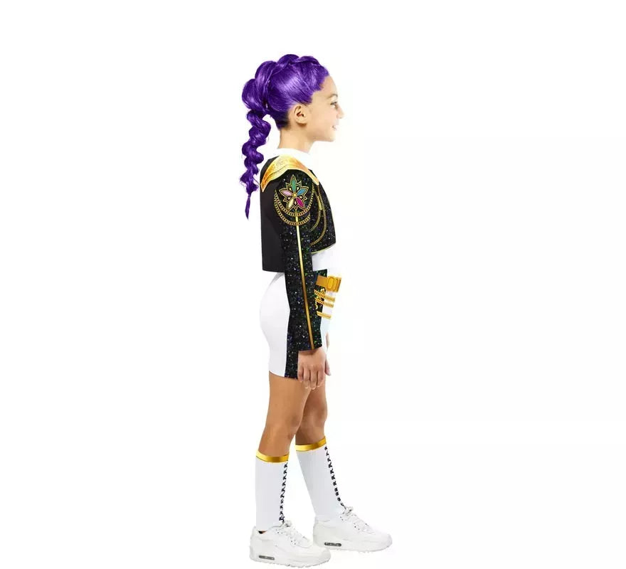 Translation missing: es.Disfraz de Guerrera K-Pop Rumi Golden para niña