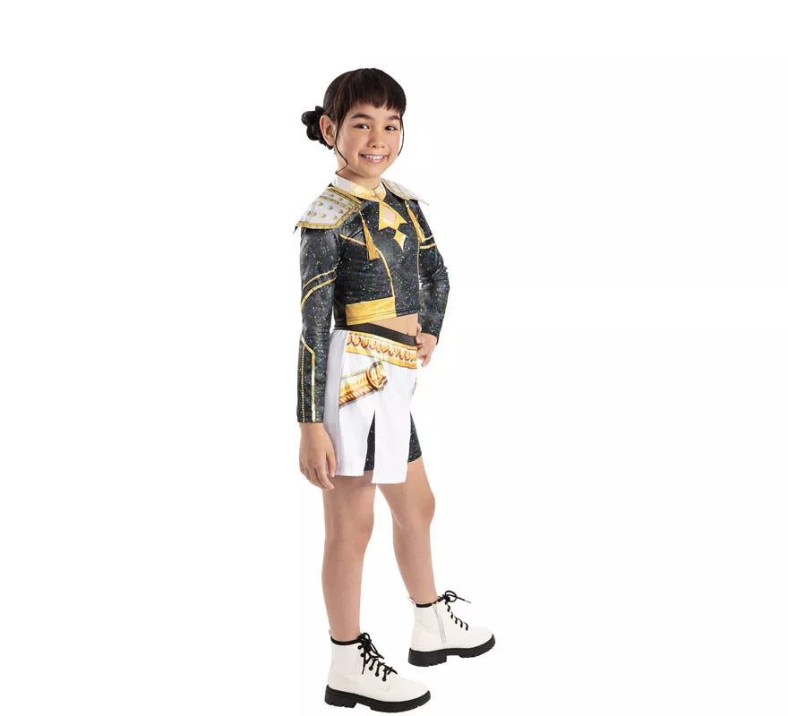 Translation missing: es.Disfraz de Guerrera K-Pop Zoey Golden para niña