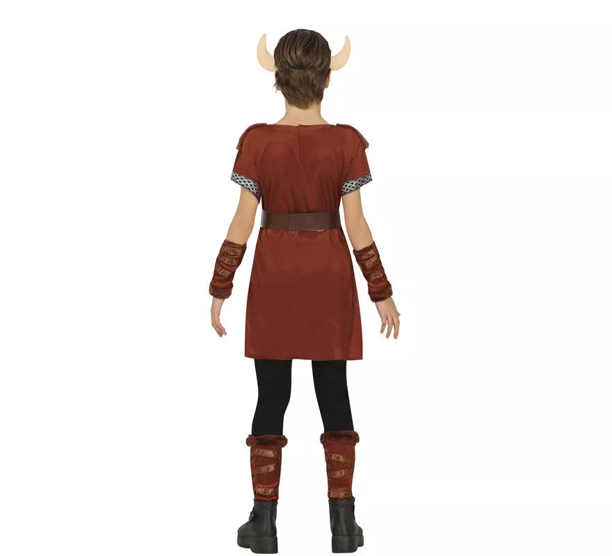 Translation missing: es.Disfraz de Guerrera Nórdica Vikinga para niña