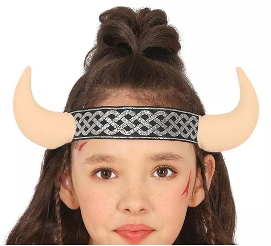 Translation missing: es.Disfraz de Guerrera Nórdica Vikinga para niña