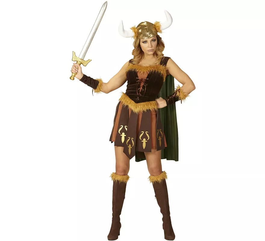 Translation missing: es.Disfraz de Guerrera Vikinga para mujer