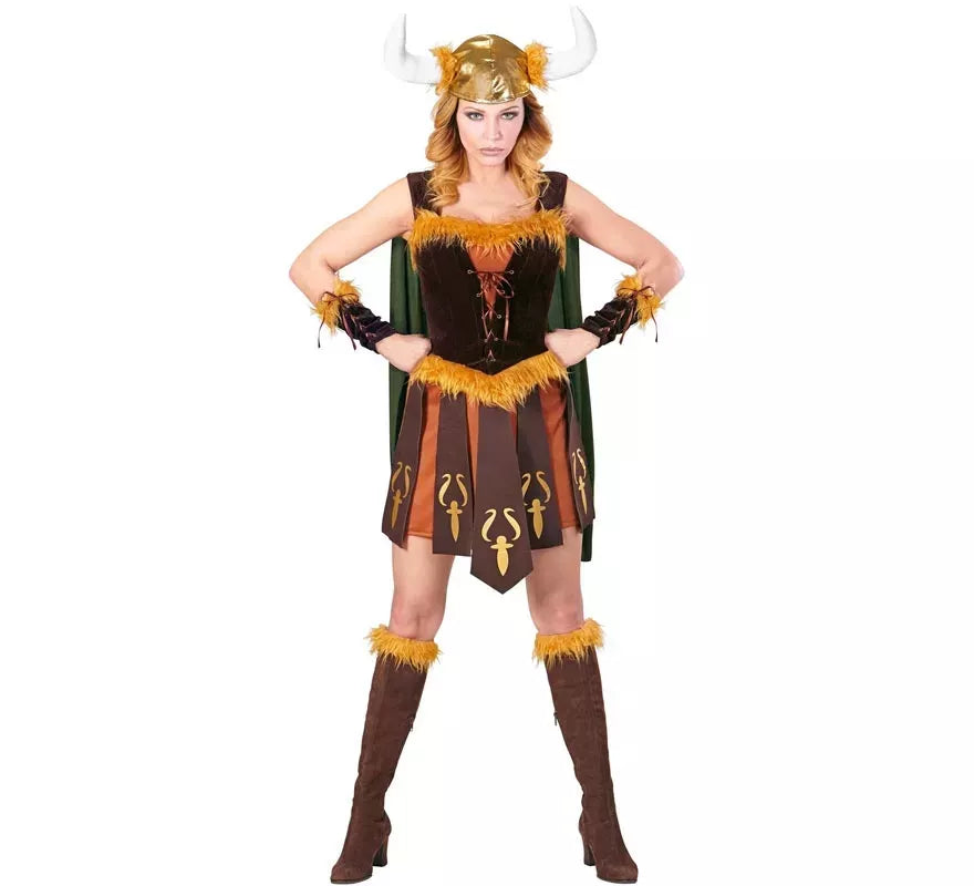 Translation missing: es.Disfraz de Guerrera Vikinga para mujer