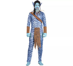 Disfraz de Guerrero Azul para hombre
