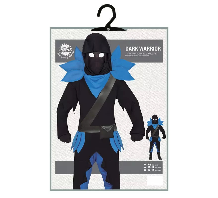Translation missing: es.Disfraz de Guerrero Ninja Oscuro para niños y adolescentes