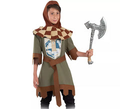 Disfraz de Guerrero Verde Medieval para niño