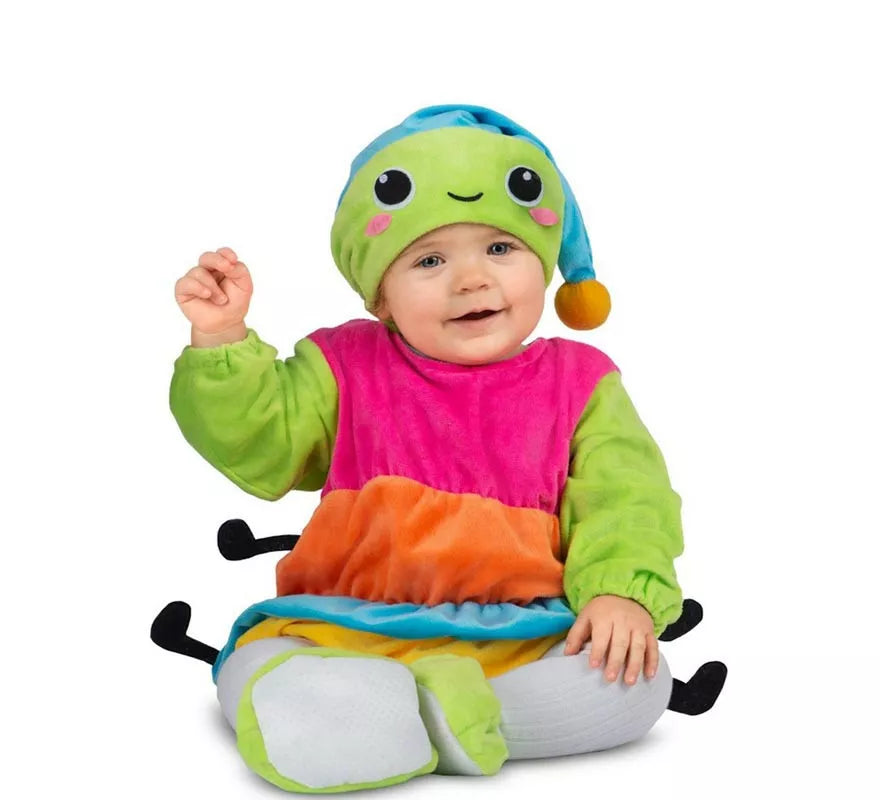 Translation missing: es.Disfraz de Gusanito con gorro luminoso para bebé y niños