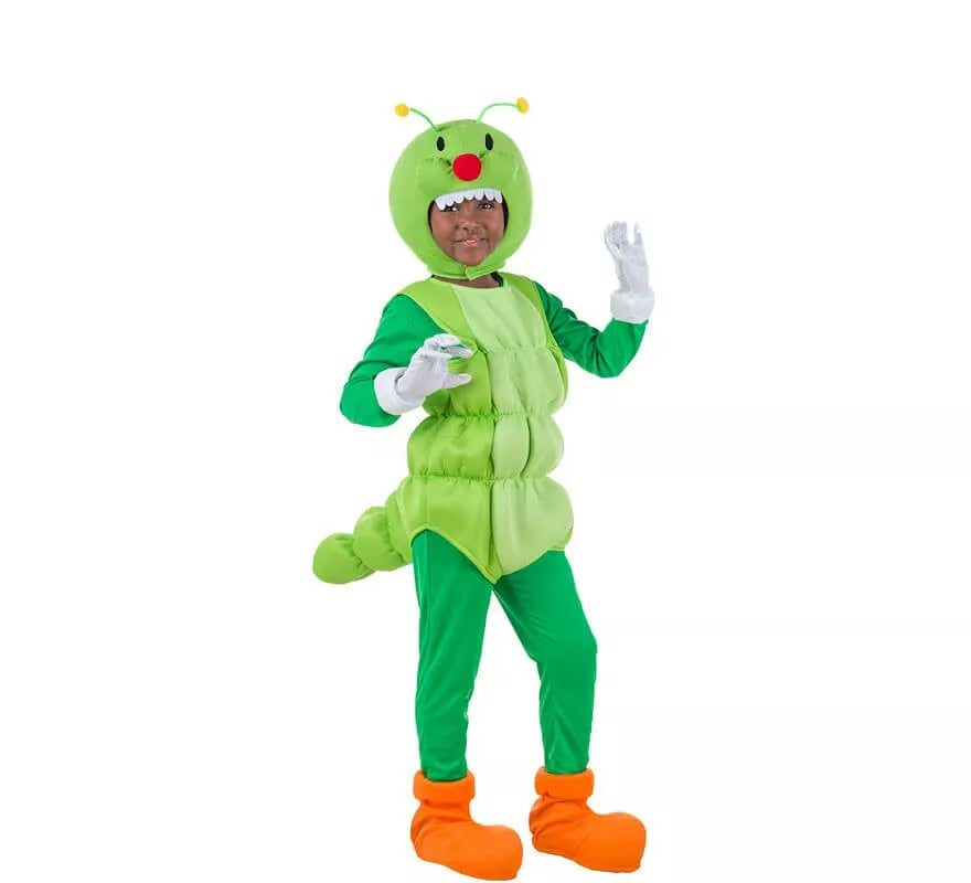 Translation missing: es.Disfraz de Gusano Verde para niños