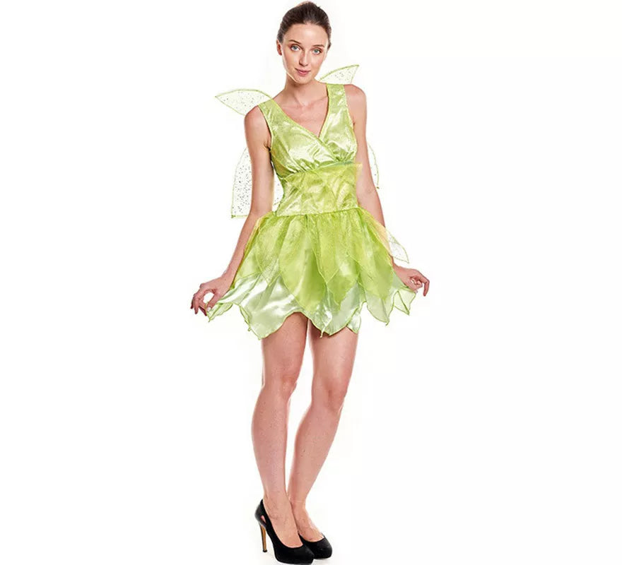 Disfraz de Hada Floral Verde para mujer
