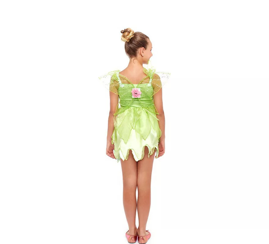 Disfraz de Hada Floral Verde para niña
