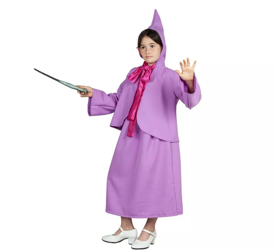 Translation missing: es.Disfraz de Hada Madrina lila de Cenicienta para niña