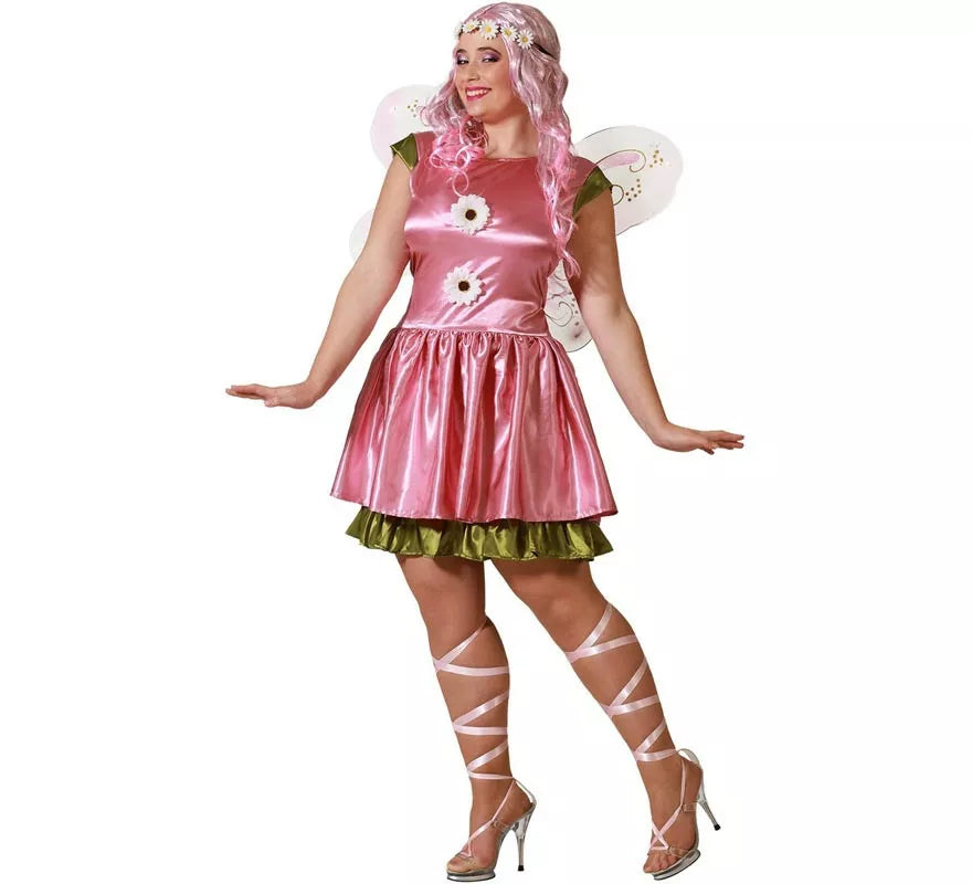 Translation missing: es.Disfraz de Hada Rosa Brillante para mujer