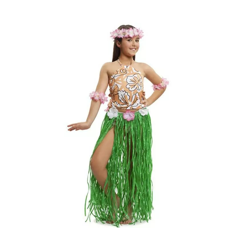 Translation missing: es.Disfraz de Hawaiana Chic para niña