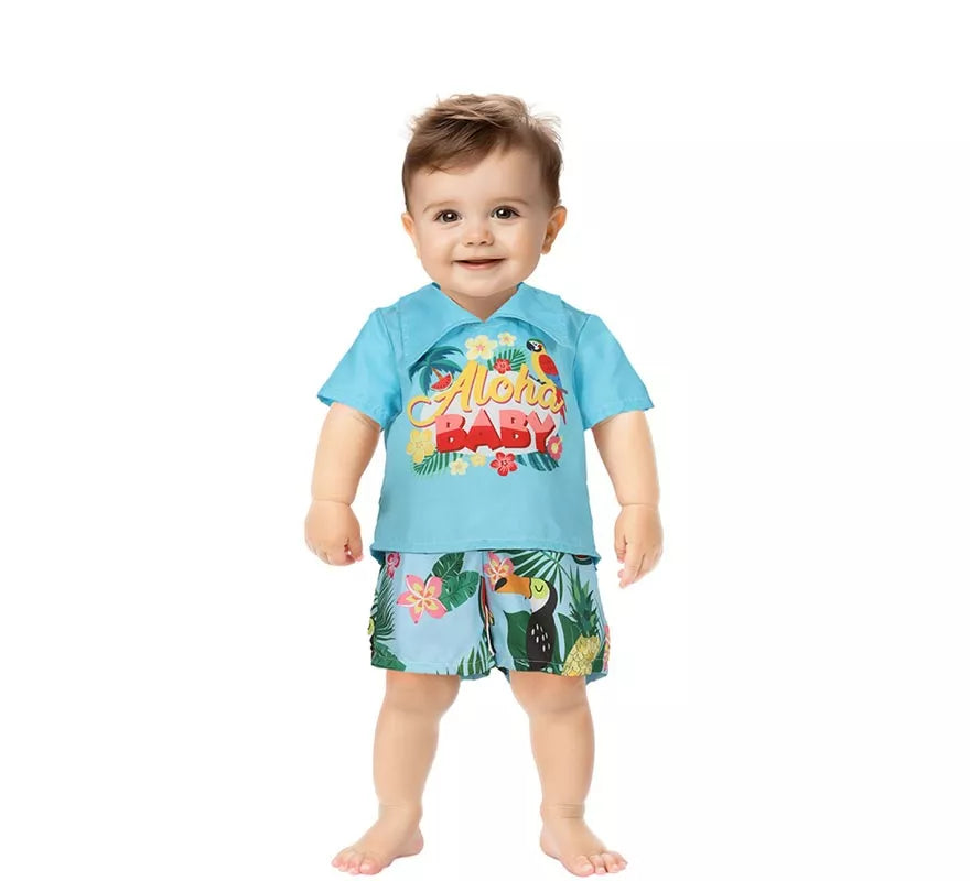 Translation missing: es.Disfraz de Hawaiano Tropical para niño y bebé