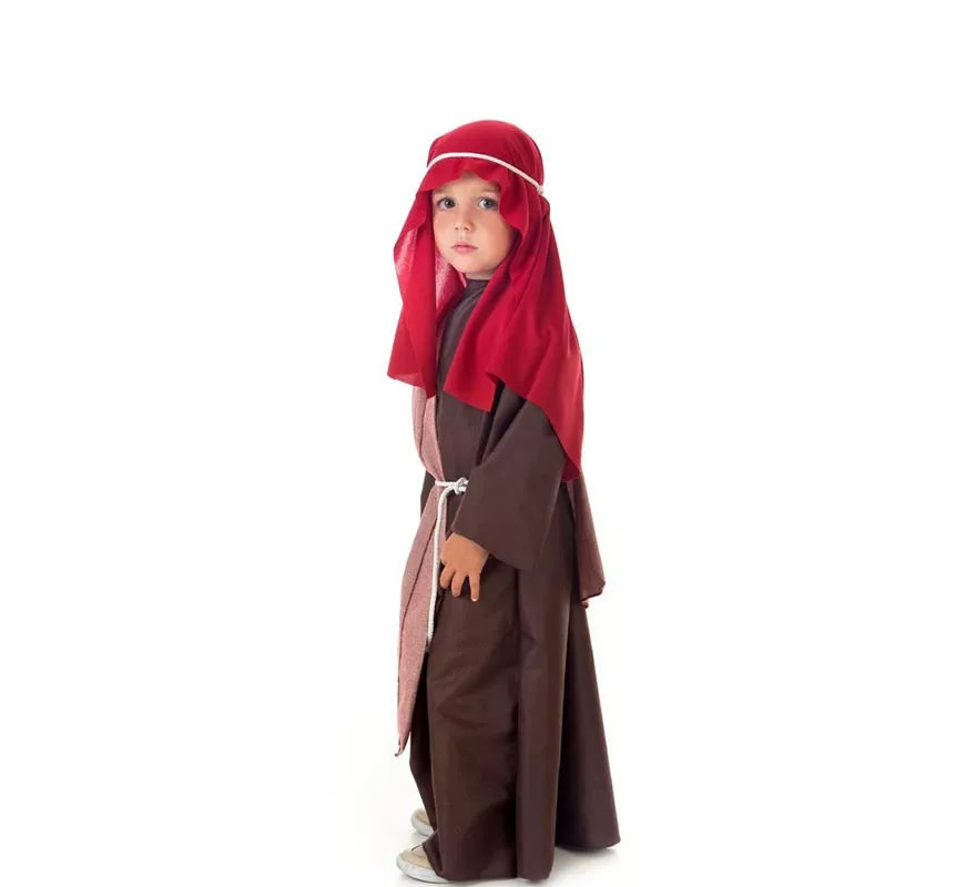 Translation missing: es.Disfraz de Hebreo manto burdeos para niños