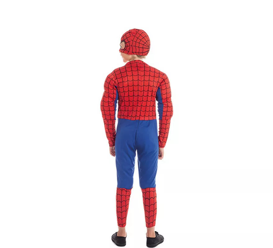 Translation missing: es.Disfraz de Héroe Arácnido azul y rojo para niño