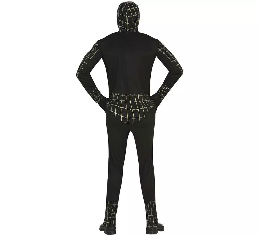 Disfraz de Héroe Arácnido Negro para hombre