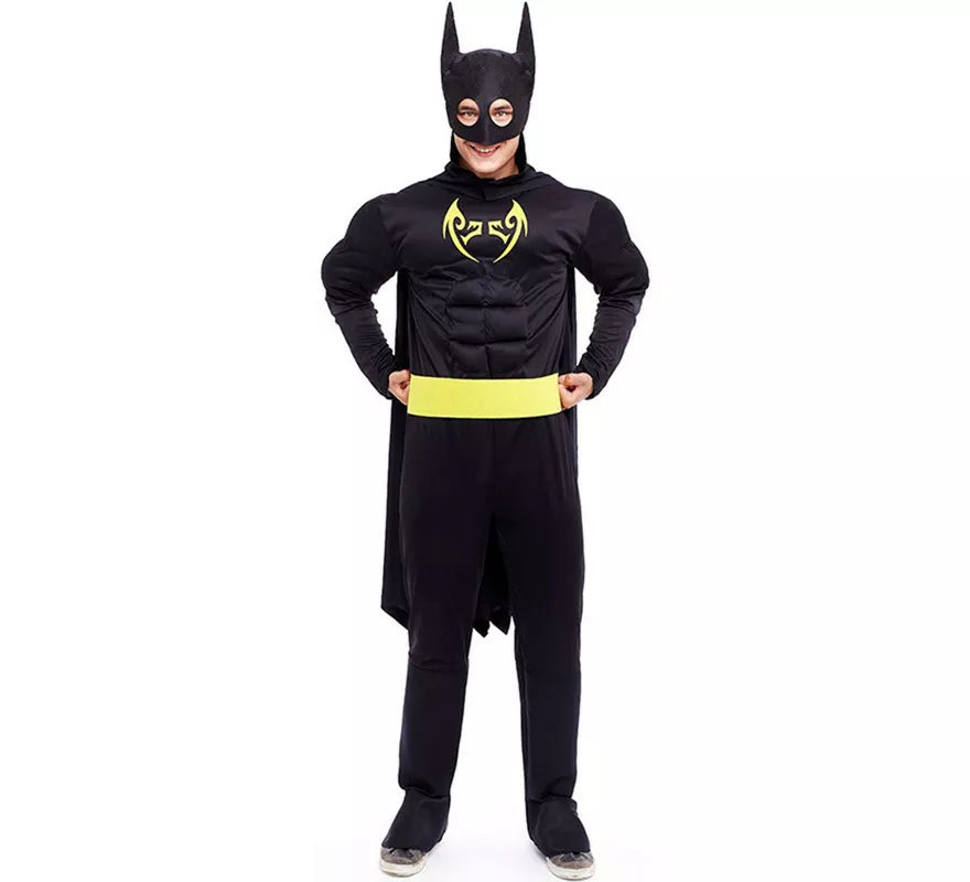 Translation missing: es.Disfraz de Héroe Murciélago negro para hombre