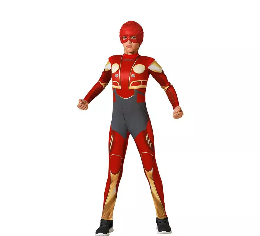 Translation missing: es.Disfraz de Héroe Robot rojo para niño