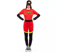 Disfraz de Heroína Party rojo para mujer