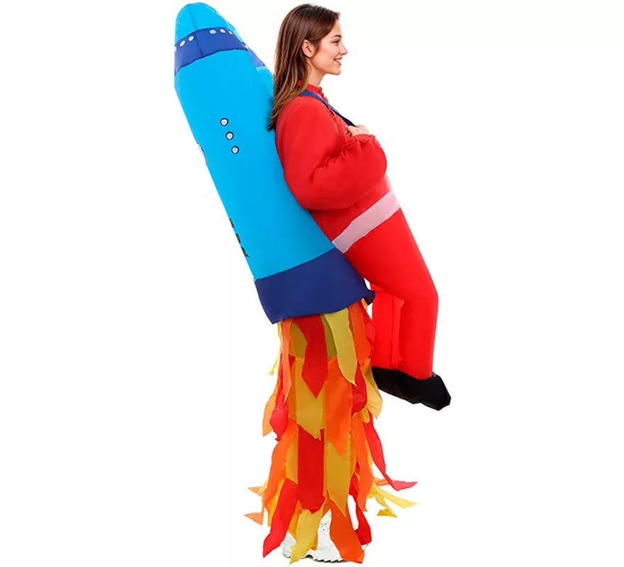 Disfraz de Hinchable Cohete para adulto