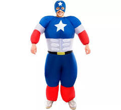 Disfraz de Hinchable Star Héroe Americano para adulto